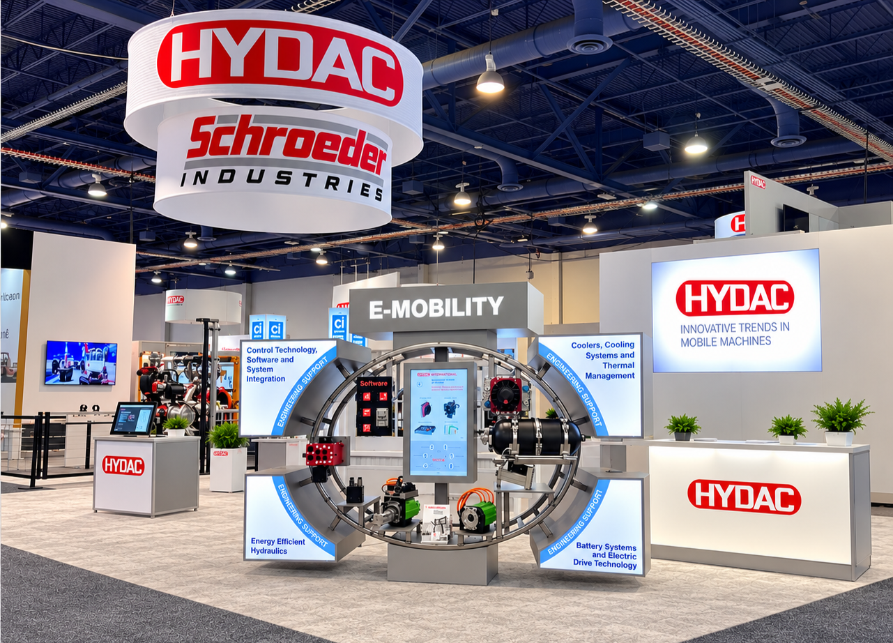 Hydac Schroeder exhibit at CONEXPO
