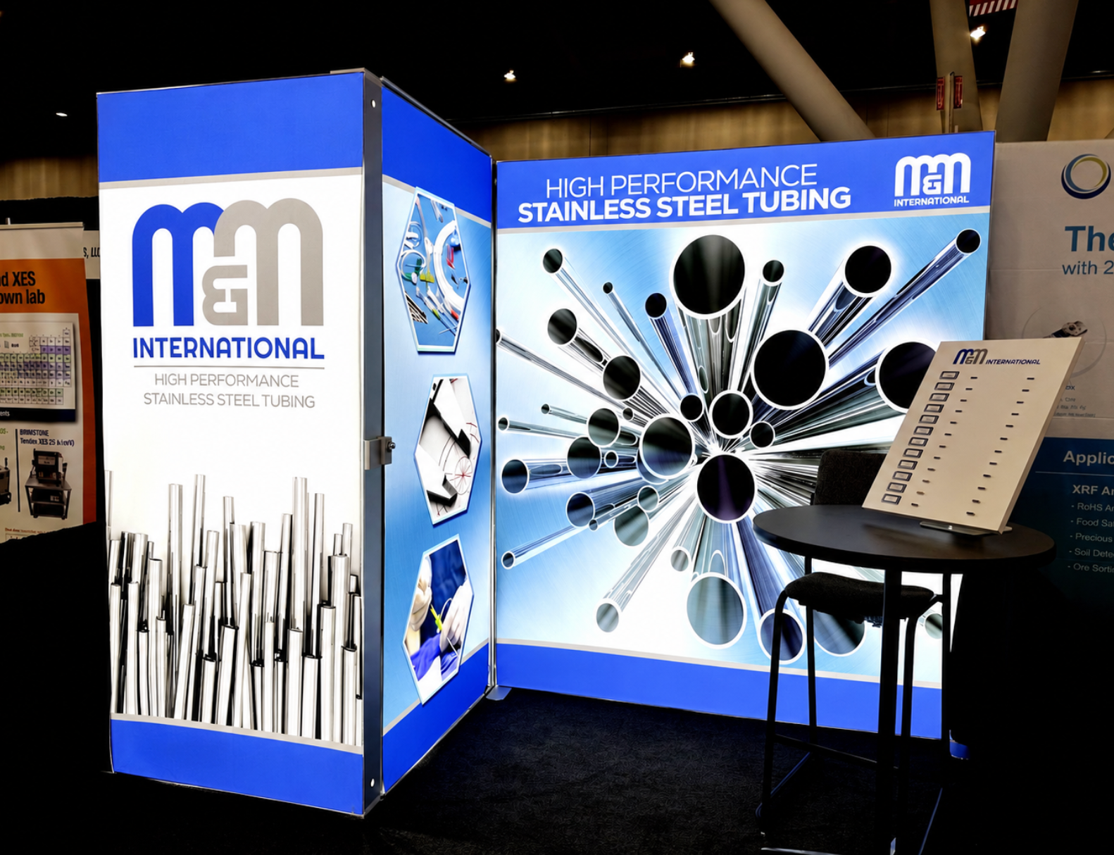 M&M International exhibit at MD&M West